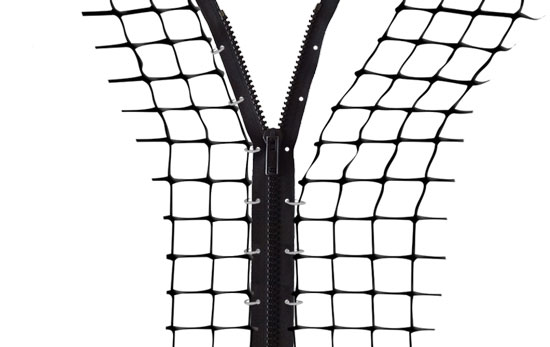 anti-bird nets zip - black